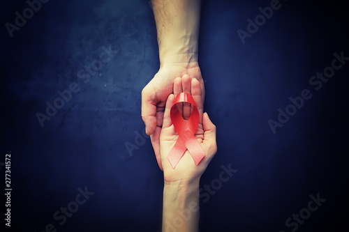 Фотография Symbol of human immunodeficiency virus disease