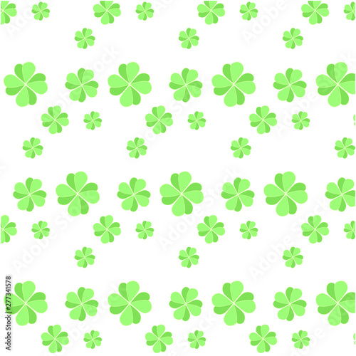 st patricks day background with clover