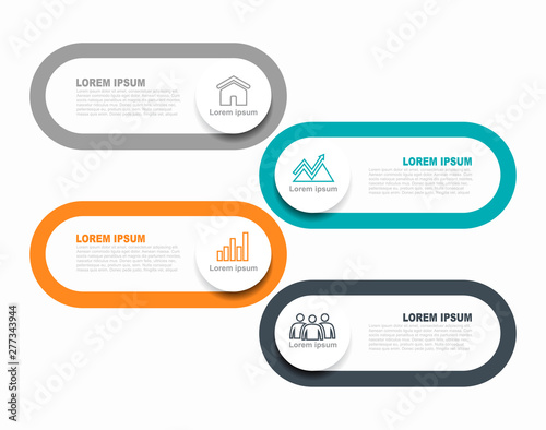 Infographic design template with place for your data. Vector illustration.