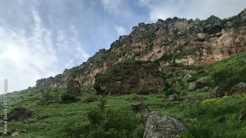 green mountains of caucasus shot on mobile phone, travel concept green mountains of caucasus shot on mobile phone, travel concept