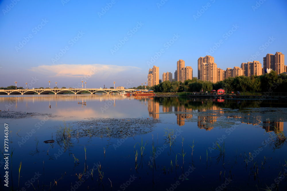 Fototapeta premium Traditional Chinese Bridge Architecture scenery
