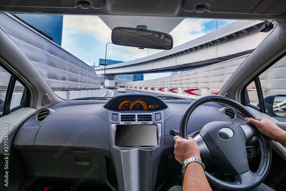 運転席からの景色