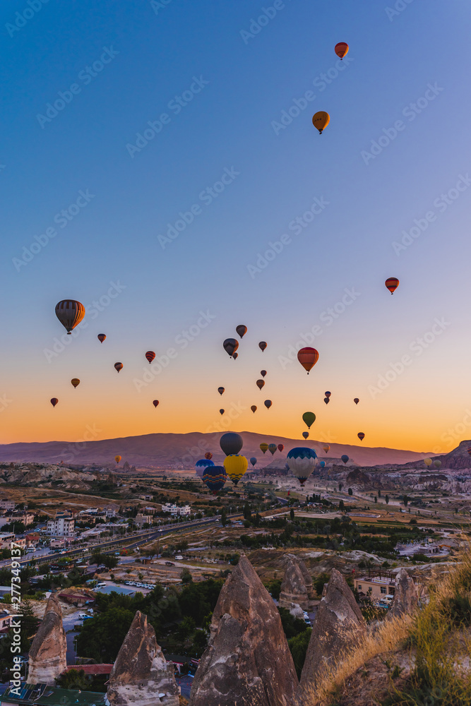 Hot air balloons