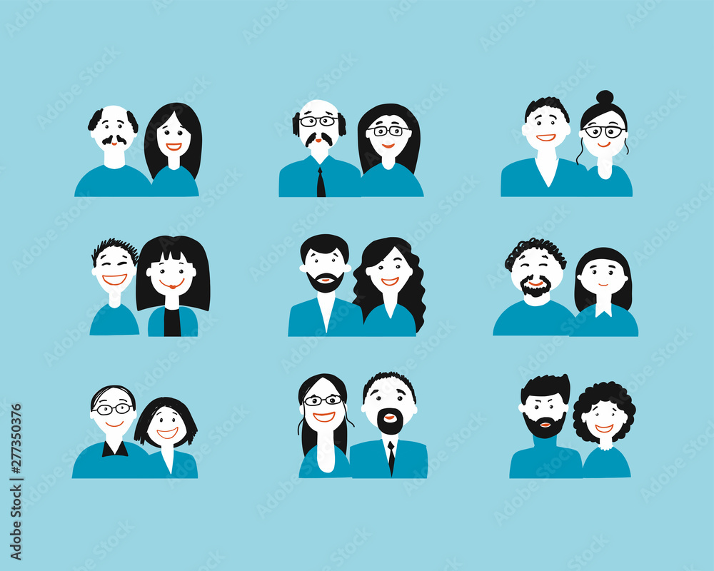 Group of people, background for your design