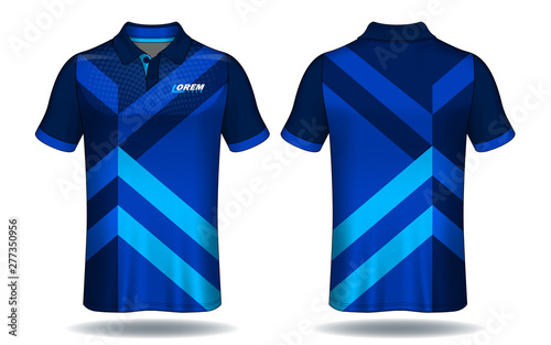 T-shirt polo design, Sport jersey template.	