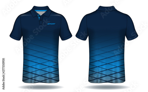 T-shirt polo design, Sport jersey template.	