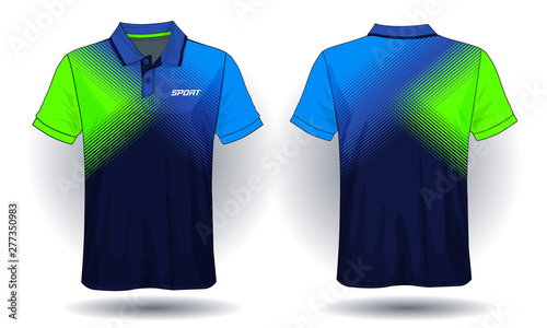 T-shirt polo design, Sport jersey template.	