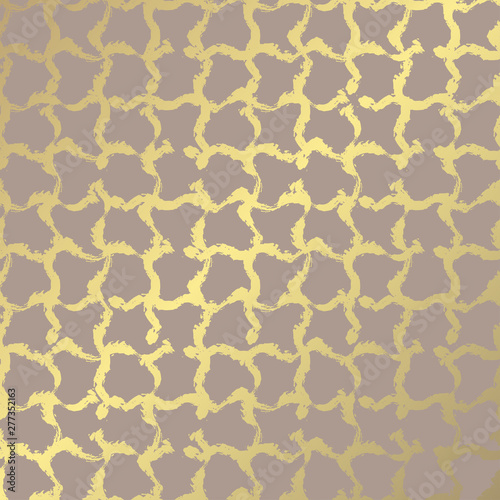 golden floral pattern