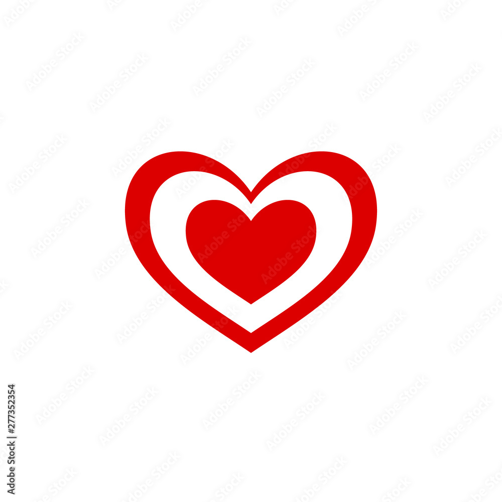 heart icon, romance icon illustration heart icon, romance icon illustration