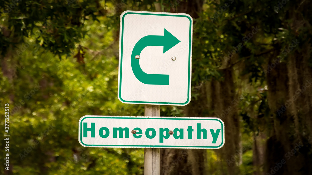 Street Sign to Homeopathy
