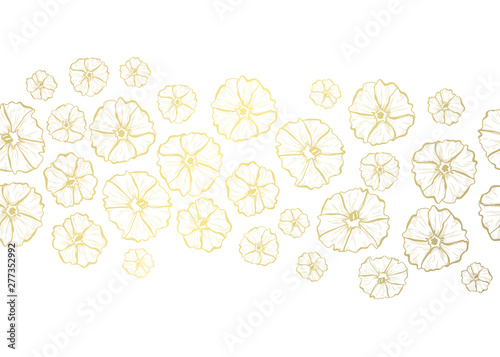 golden seamless pattern