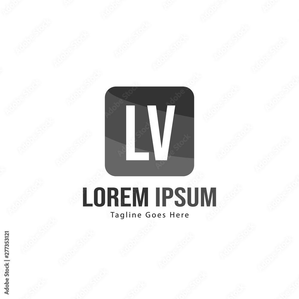 Initial , logo template with modern frame. Minimalist , letter logo vector illustration Initial , logo template with modern frame. Minimalist , letter logo vector illustration
