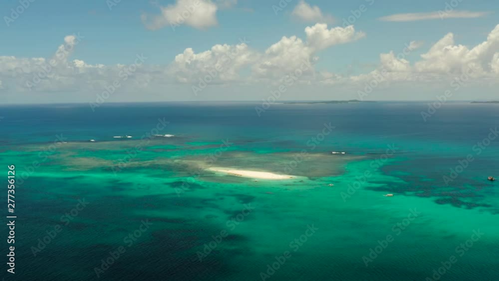 Seascape: Tropical Islands with beaches and azure coral reef water from above. Summer and travel vacation concept. Siargao,Philippines. Seascape: Tropical Islands with beaches and azure coral reef water from above. Summer and travel vacation concept. Siargao,Philippines.