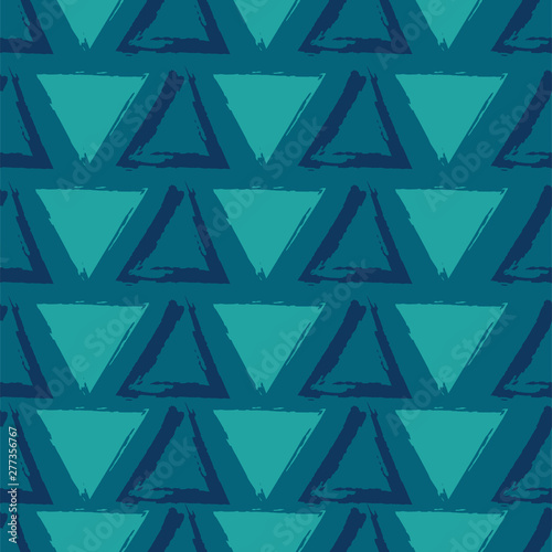 Geometric vector seamless repeated pattern.