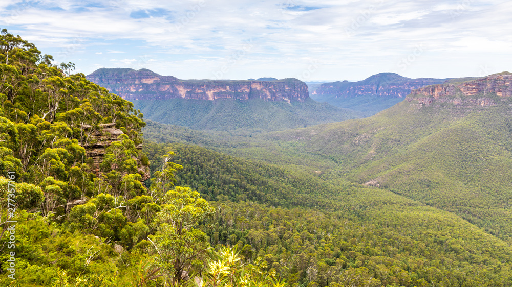 the Blue Mountains Australia panorama