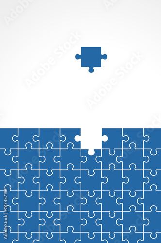 Jigsaw puzzle illustration background material	