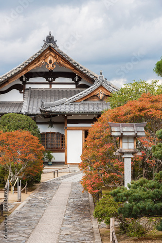 Historical architecture in Arashiyama  Kyoto  Japan