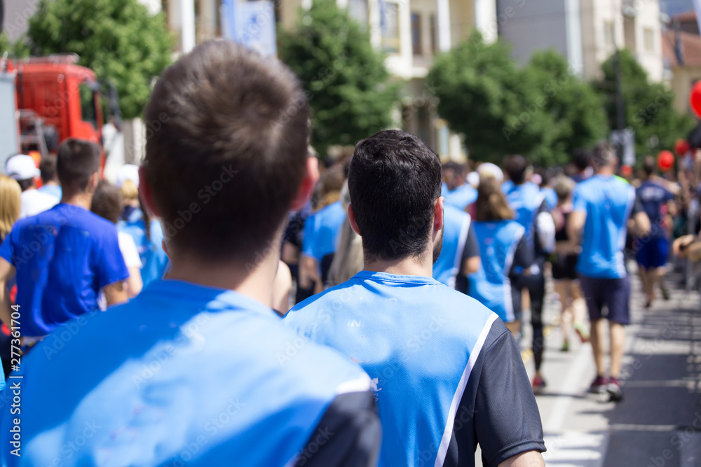 runners in competition summer event runners in competition summer event