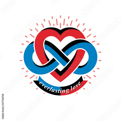 Infinite Love concept, vect...