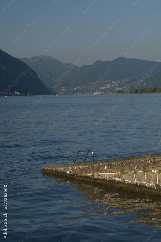 lake,tourism,italy,iseo,panorama,water,landscape, sky, mountain, nature, blue, 