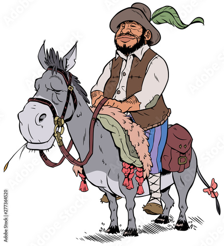 Sancho Panza on White