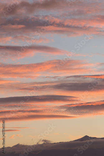 clouds sunset like stripes colors for background