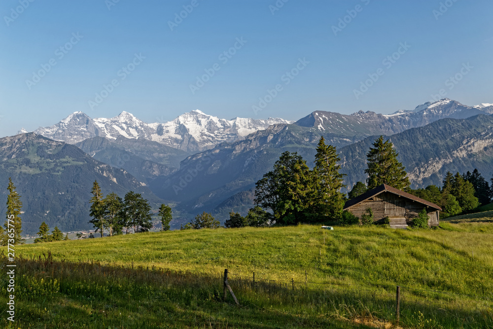 Eiger,Mönch et Jungfrau dans les Alpes Suisses