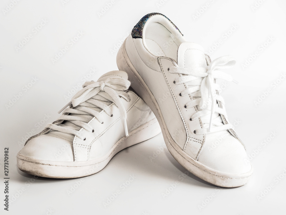 white shoe isolated white shoe isolated