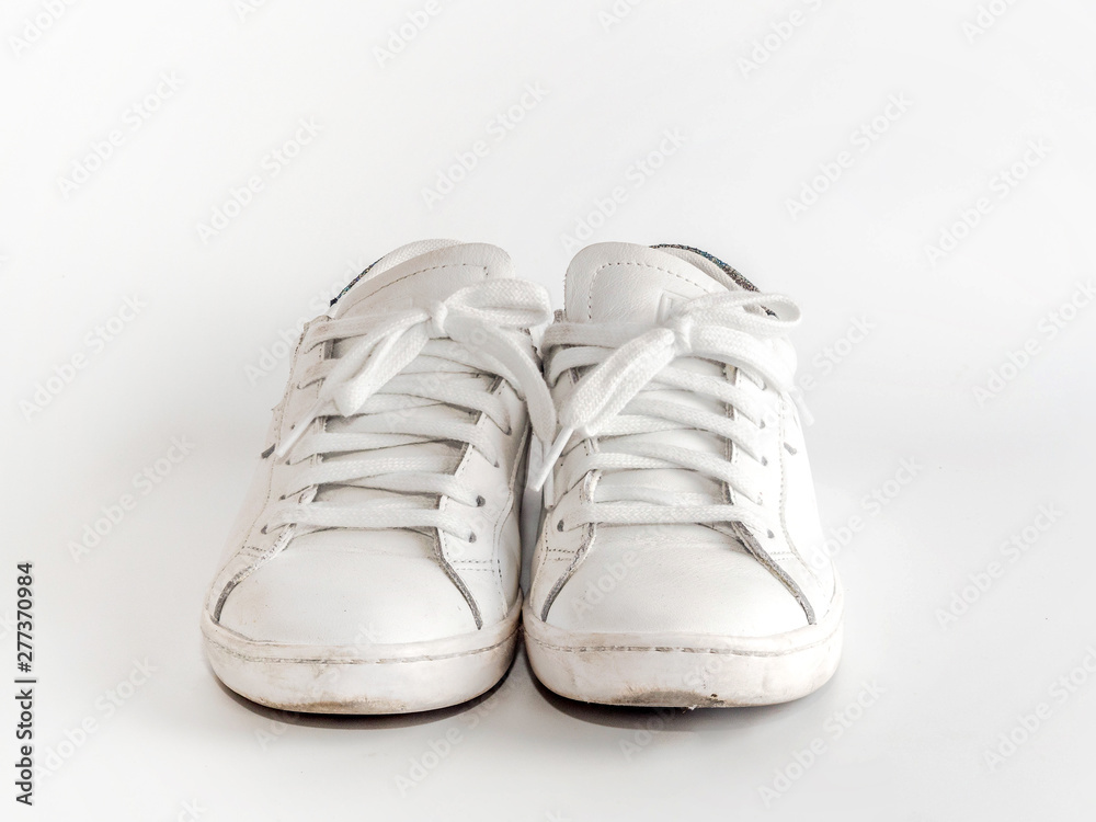white shoe isolated white shoe isolated