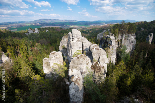 Rock Town of Hruba Skala. Bohemian Paradise - Cesky Raj - Czech Republic