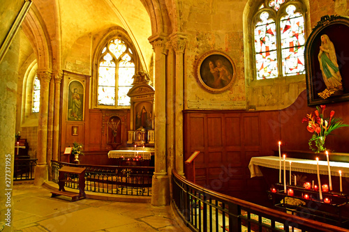 Pontoise , France - june 2 2019 : Saint Maclou cathedral photo