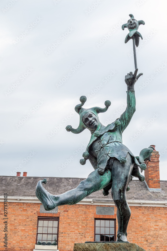 Obraz premium Jester statue