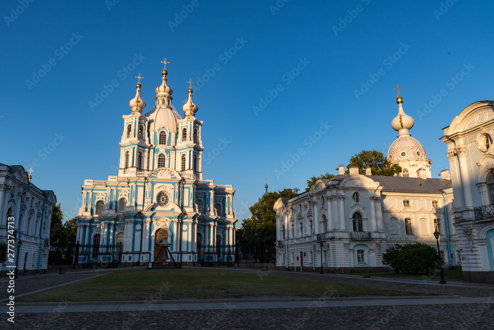 Smolny cathedral (Smolny Convent), St. Petersburg, Russia