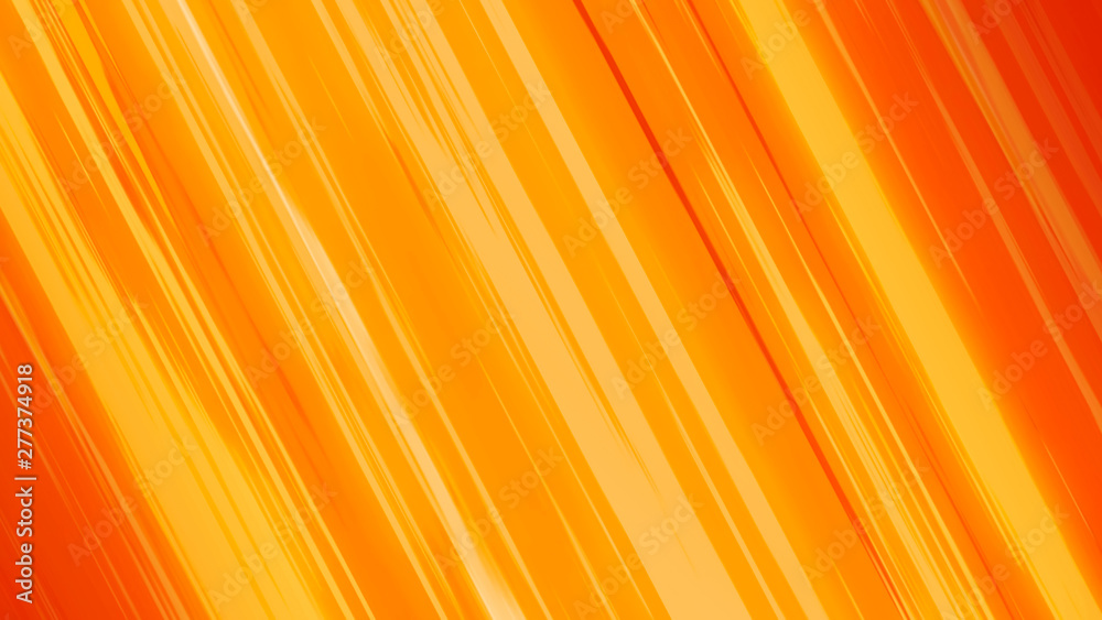 Fototapeta Yellow Diagonal Anime Speed Lines. Abstract anime background