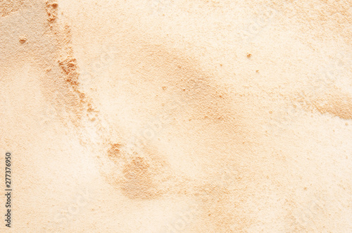 Beige face powder texture. Make-up concept. - Image
