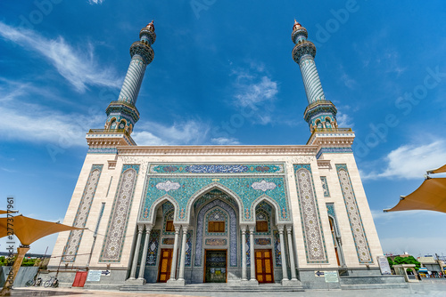 07/05/2019 Qom,.Qom Province.Iran, View of Imam Hasan Askari Mosque on a sunny day photo