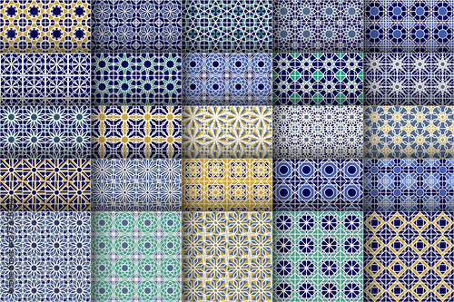 Vector Set of Geometric Patterns