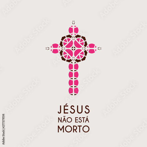 Jesus Mosaic Christ Vector Symbol