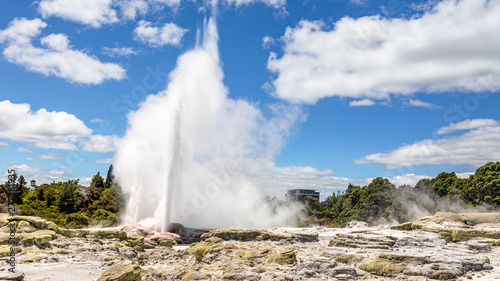 Fotografie Geyser in New Zealand Rotorua