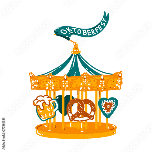 karussell oktoberfest breze bier bayern