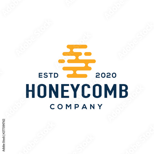 Honey logo design vector.