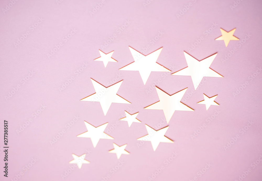 Beautiful background of various stars and sparkles Beautiful background of various stars and sparkles