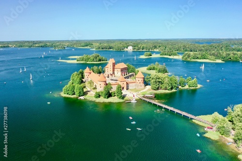Trakai castle, view from the height