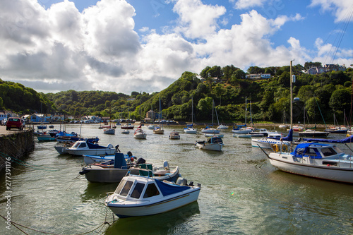 Pretty old Fishguard harbour,Wales UK