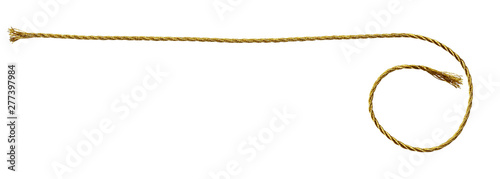 Obraz na płótnie Golden metallic rope