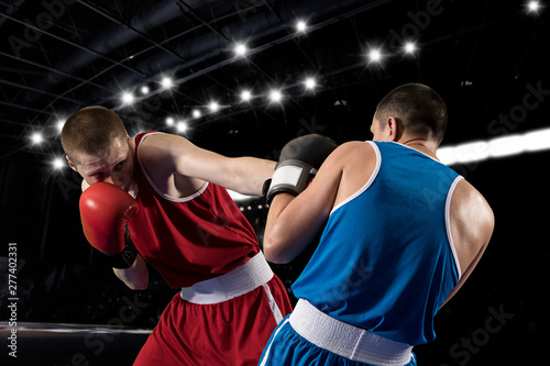Box professional match on dark background © Andrey Burmakin