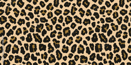 Tableau sur toile Leopard print