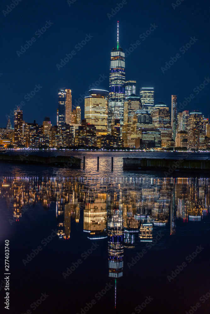 Obraz premium New York skyline at night