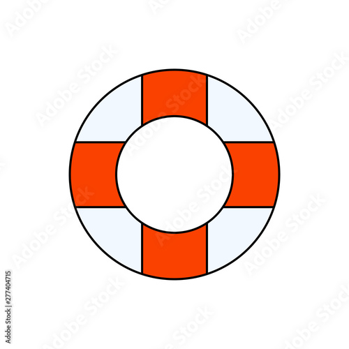 lifebuoy vector icon