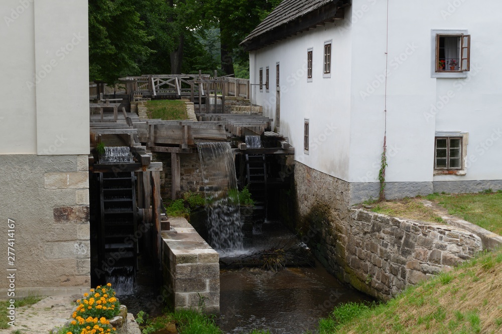 still functional genuine ancient water mill